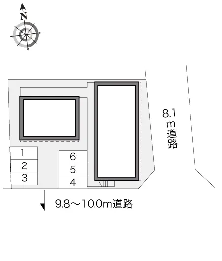 ★手数料０円★津島市藤浪町２丁目　月極駐車場（LP）